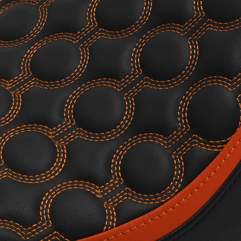 C.C. RIDER Honda Rebel 300 CMX300 Front And Rear Seat Orange Circle Stitiching, 2017-2024