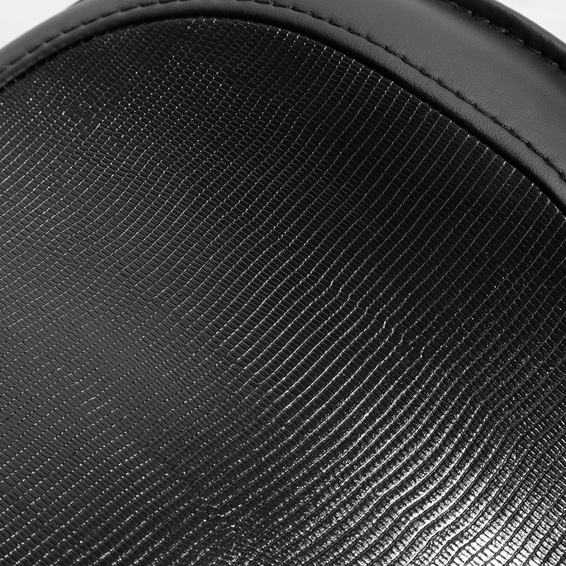 C.C. Rider Alcantara Solo Spring Seat for Harley Dyna Super Glide/Wide Glide 2007-2017 (Black Stitching)