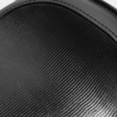 C.C. Rider Alcantara Solo Spring Seat for Harley Dyna Super Glide/Wide Glide 2007-2017 (Black Stitching)
