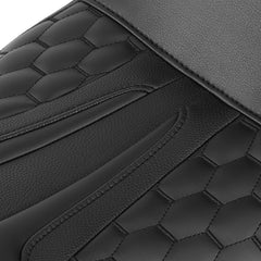 C.C. RIDER Softail Seat Low Rider Solo Driver Seat Black Honeycomb Standard Reach For FXLR FXLRS FXLRST, 2018-2025