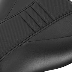C.C. RIDER GSX1300R Front And Rear Seat Fit For SUZUKI Hayabusa GSX1300R Black Carbon Fiber Stitching, 2008-2020