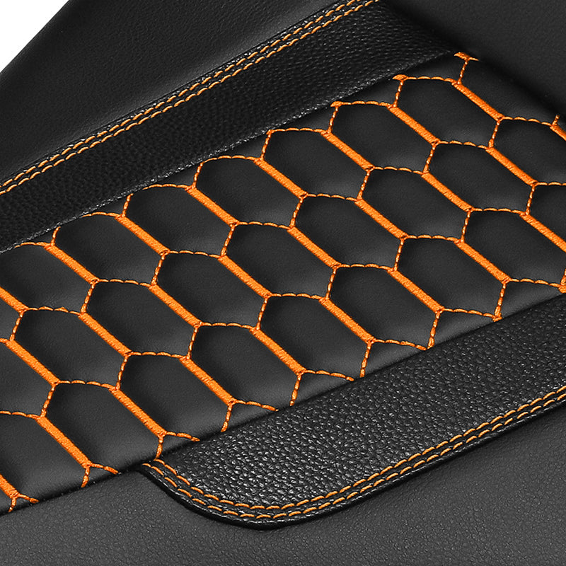 C.C. Rider BMW R18B R18 Transcontinental One Piece Seat Rider Passenger Seat Pillion Cushion Honeycomb Stitching, 2020-2024