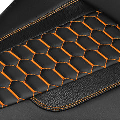 C.C. Rider BMW R18B R18 Transcontinental One Piece Seat Rider Passenger Seat Pillion Cushion Honeycomb Stitching, 2020-2024