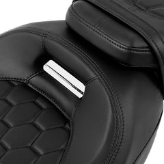 C.C. Rider Rubicon Low-Profile 2-Up Seat for Harley Touring 2009-2023