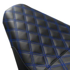Gel Seat C.C. RIDER Softail Seat 2 up Seat Step Up Lattice Stitching For Softail Standard Street Bob FXBB Standard FXST, 2018-2025