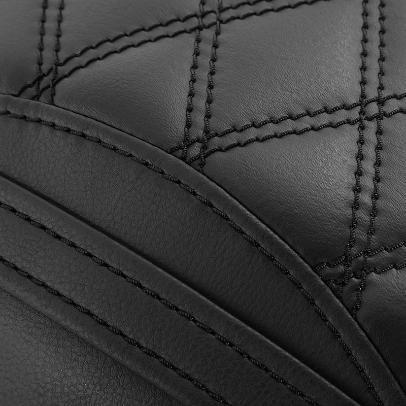 C.C. RIDER Ninja 400 Z400 Front And Rear Seat Fit For Kawasaki Ninja400 Black Diamond Stitching, 2018-2024