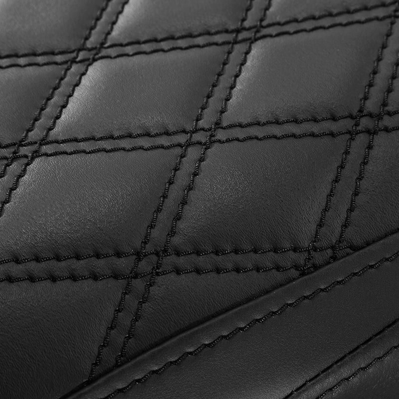 C.C. RIDER CBR600FS CBR600FR CBR600F4i Two Piece Seat Black Lattice For Honda, 2001-2003