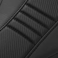 C.C. RIDER BMW S1000RR Seat Rider Passenger Seat Pillion Cushion Black Carbon Fiber For BMW S1000RR, 2019-2025