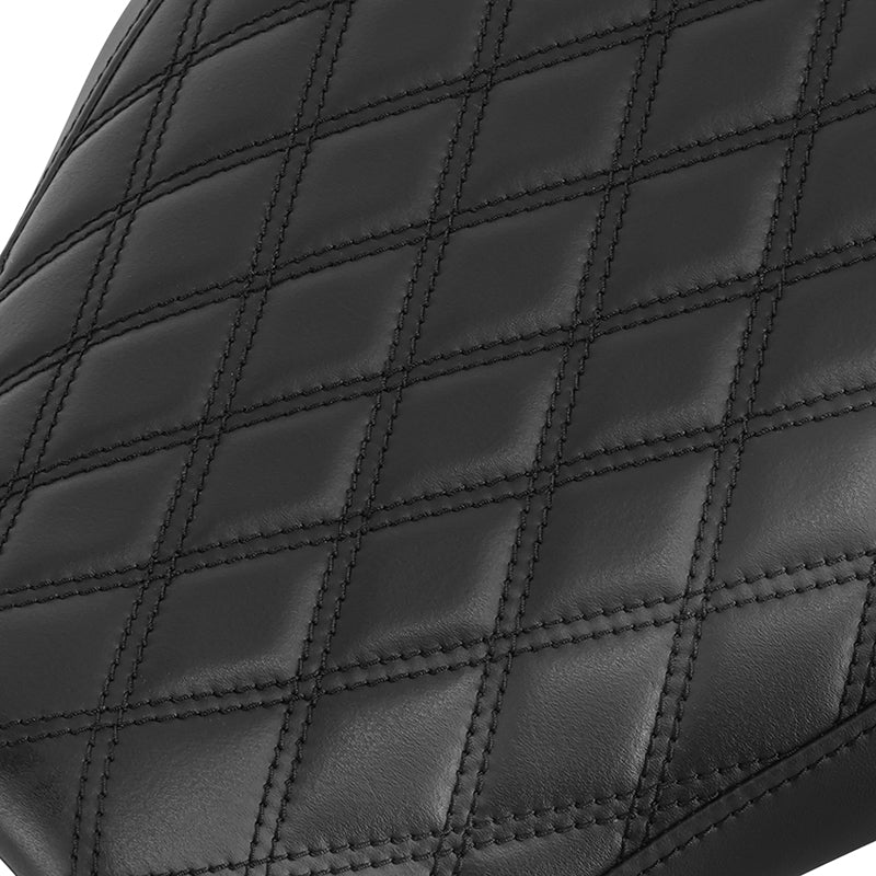 C.C. RIDER YZF R1 Front And Rear Seat For YAMAHA YZFR1 Black Lattice Stitching, 2002-2003