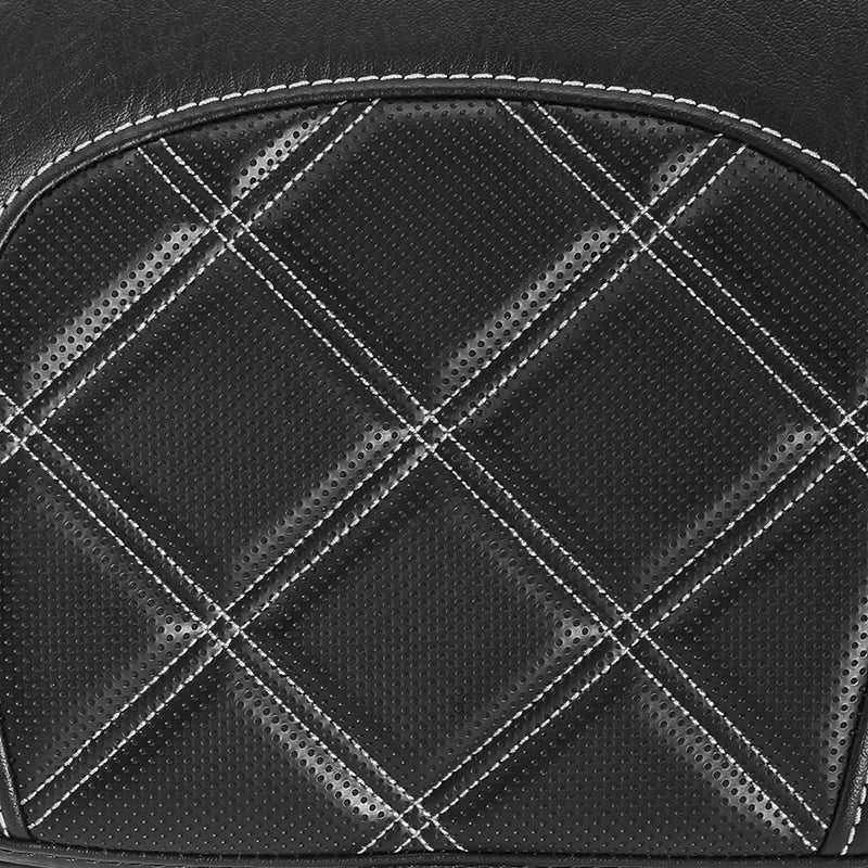 C.C. RIDER Rider Backrest Driver Backrest Pad For Harley Touring CVO Street Glide Road Glide Electra Glide Road King, 2009-2023