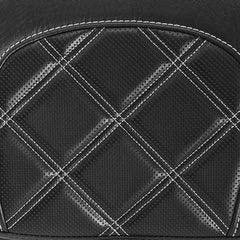 C.C. RIDER Rider Backrest Driver Backrest Pad For Harley Touring CVO Street Glide Road Glide Electra Glide Road King, 2009-2023