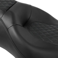 C.C. RIDER Touring Seat 2 up Seat Driver Passenger Seat For Harley Touring Street Glide Road Glide Electra Glide, 2008-2023