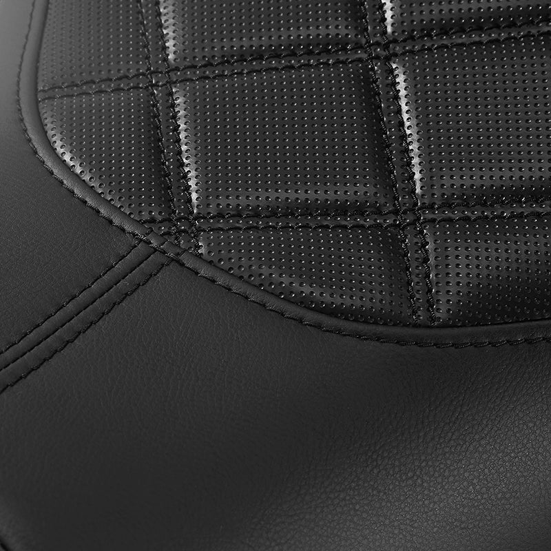 C.C. RIDER GSX-R1000 Front And Rear Seat Fit For SUZUKI GSXR1000 Black Lattice Stitch, 2007, 2008