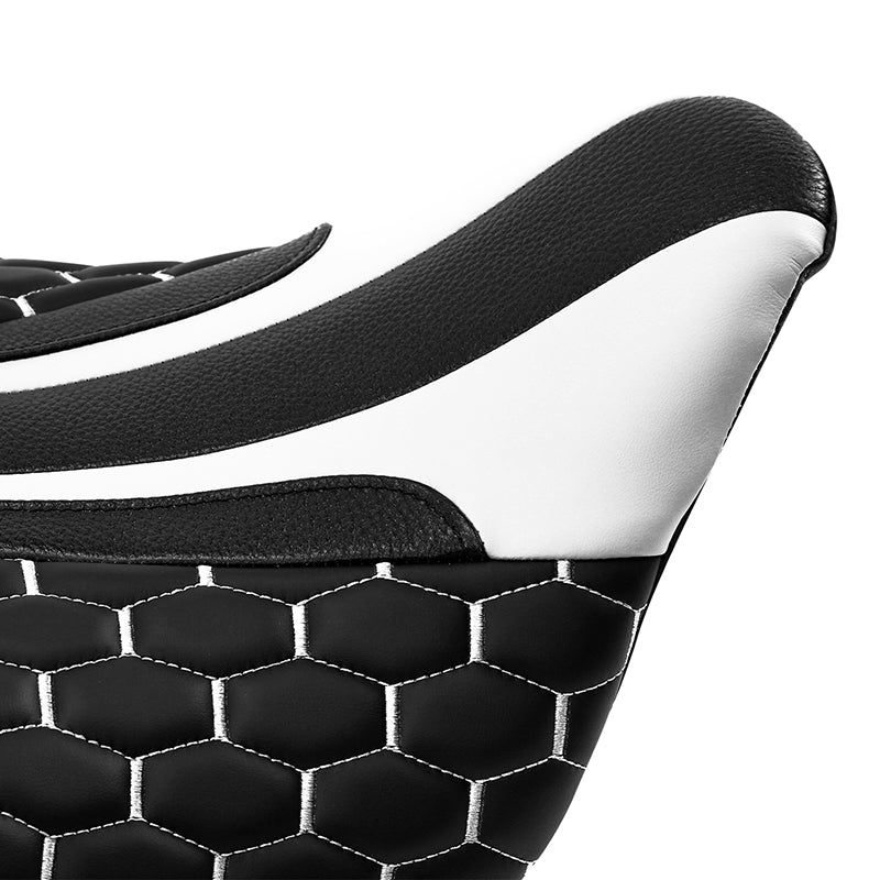 C.C. RIDER Touring Seat 2 up Seat Driver Passenger Seat For Harley Touring Street Glide Road Glide Electra Glide, 2008-2023