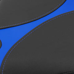 C.C. RIDER YZF R6 Front And Rear Seat Blue Ripple For YAMAHA YZFR6, 2017-2022