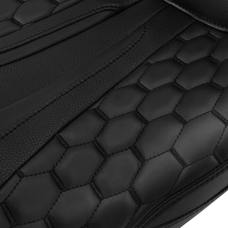 C.C. RIDER Touring Seat 2 Up Seat Driver Passenger Seat For Harley CVO Road King Honeycomb Road Glide Electra Glide Street Glide, 1997-2007