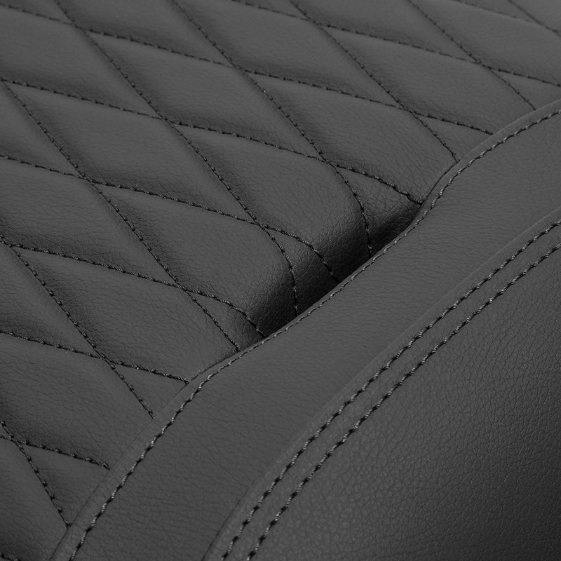 C.C.RIDER Indian Chieftain 2 Up Seat Stud Design Lattice Stitching Touring Motorcycle Seat, 2014-2025