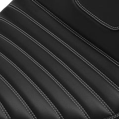 C.C. Rider BMW R18B R18 Transcontinental One Piece Seat Rider Passenger Seat Pillion Cushion White Trimming, 2020-2024