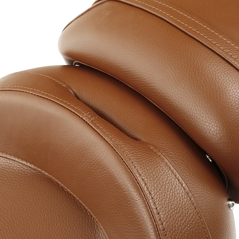 C.C. RIDER Indian Seat 2 Piece 2 Up Seat With Backrest For Indian Chieftain Dark Horse Chieftain Limited Chieftain Elite Springfield, 2014-2025