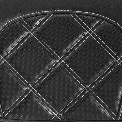 C.C. RIDER Rider Backrest Driver Backrest Pad For Harley Touring CVO Electra Glide Road King Street Glide Road Glide, 2009-2023