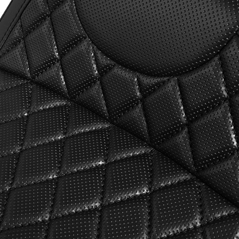 Gel Seat C.C. RIDER Touring Seat Two Piece 2 Up Seat Driver Solo Seat Passenger Seat Lattice Stitching For CVO Road Glide CVO Street Glide, 2023-2025