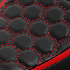 C.C. RIDER Z900 Front And Rear Red Honeycomb Seat Fit For Kawasaki Z900, 2017-2024