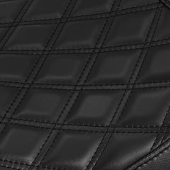 Gel Seat C.C. RIDER Dyna Seat 2 up Seat Motorcycle Seat Black Stitiching For Dyna Low Rider Fat Bob FXD/FXDWG, 2006-2017