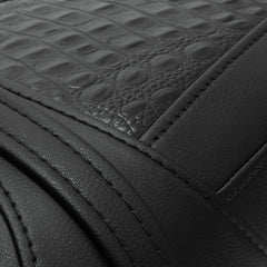 C.C. RIDER Honda Rebel 300 CMX300 Front And Rear Seat Black Alligator Pattern, 2017-2024