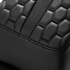 C.C. RIDER Softail Seat Two Piece 2 Up Seat Low Profile Driver Solo Seat Passenger Seat Honeycomb For Harley Softail Fat Boy Cross Bones, 2006-2017