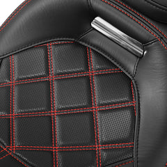 C.C. RIDER Touring Seat Two Piece 2 Up Seat Low Profile Driver Passenger Seat Octane For Road Glide Street Glide Road King, 2009-2023