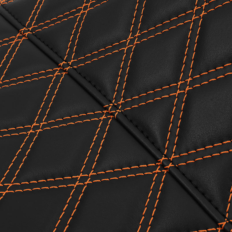 C.C. RIDER VT750C2 VT750C2B One Piece Seat Orange Lattice Stitiching Fit Honda Shadow Spirit 2007-2015 Shadow Phantom 2009-2024