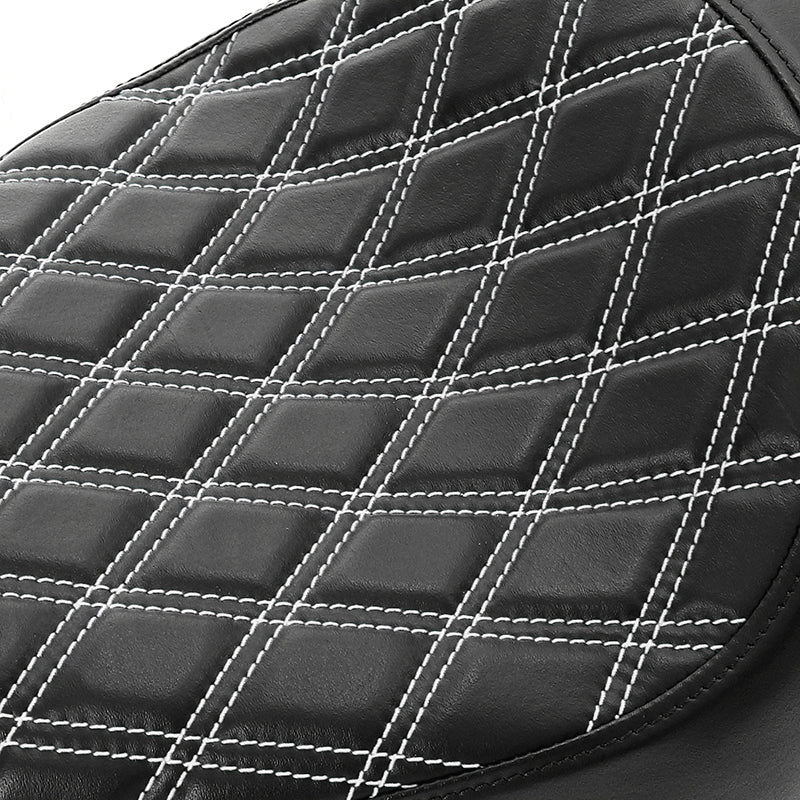 C.C. RIDER Sportster Seat 2 up Seat Iron 883 Iron 1200 XL883 XL1200 Bobbor Seat, 2004-2023