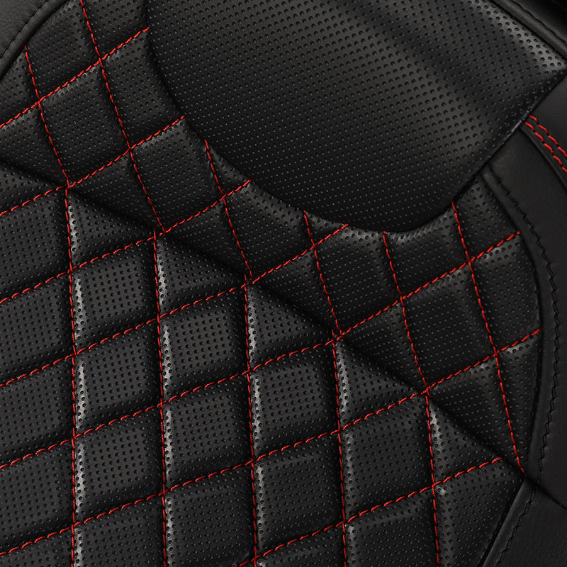 Gel Seat C.C. RIDER Touring Seat Two Piece 2 Up Seat Driver Solo Seat Passenger Seat Lattice Stitching For CVO Street Glide CVO Road Glide, 2023-2025