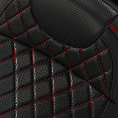 Gel Seat C.C. RIDER Touring Seat Two Piece 2 Up Seat Driver Solo Seat Passenger Seat Lattice Stitching For CVO Street Glide CVO Road Glide, 2023-2025