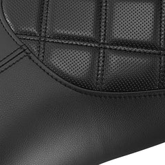 C.C. RIDER GSX1300R Front And Rear Seat Fit For SUZUKI Hayabusa GSX1300R Black Lattice Stitching, 2008-2020