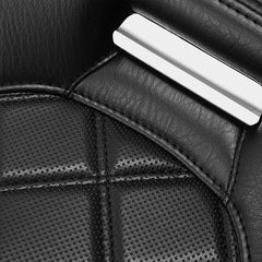 C.C. RIDER Touring Seat Two Piece Low Profile Driver Passenger Seat With Backrest For Road Glide Street Glide Road King, Black, 2009-2023