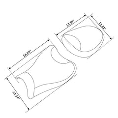 C.C. RIDER GSX1300R Front And Rear Seat Fit For SUZUKI Hayabusa GSX1300R Alien Style Red Lattice Stitch, 2008-2020
