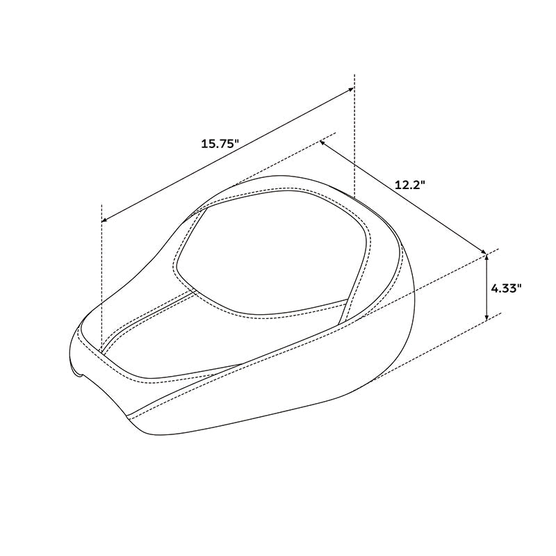C.C. RIDER Honda Cross Cub Solo Seat Orange Trmming Studs Design Fit For Honda C110XN C110XM C110XL C110XJ 2018-2025