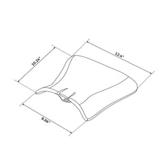 C.C. RIDER NSR250 NSR250SE NSR250SP One Piece Seat Black For Honda NSR250, 1994-1997