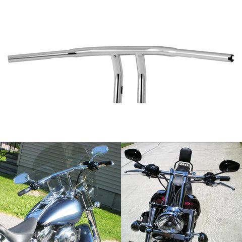 Santee 6" Rise 1-1/4" T-Bar Handlebar Fit For Harley Softail Chopper Throttle-By-Wire