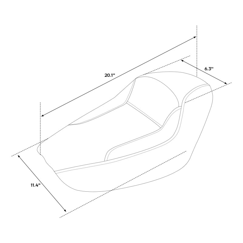 C.C. RIDER Harley Sportster Seat Café Racer Seat Diamond For Sportster Iron 883 Iron1200 XL883 XL1200, 2010-2023