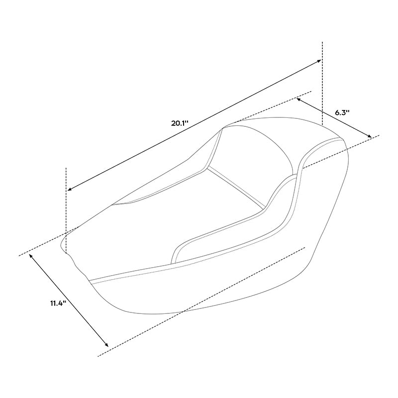 C.C. RIDER Harley Sportster Seat Café Racer Seat Chopper Seat Bobber Seat For Sportster Iron 883 Iron1200 XL883 XL1200, 2010-2023