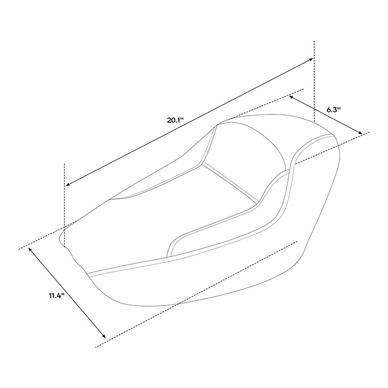 C.C. RIDER Sportster Seat Solo Seat Studs Design For Sportster Iron 883 Iron1200 XL883 XL1200 Studs Design, 2010-2023
