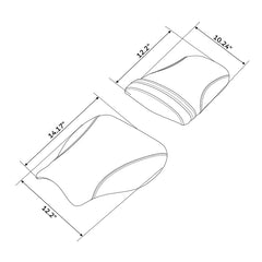 C.C. RIDER CBR600RR Two Piece Seat Black Diamond For Honda CBR600RR, 2007-2025