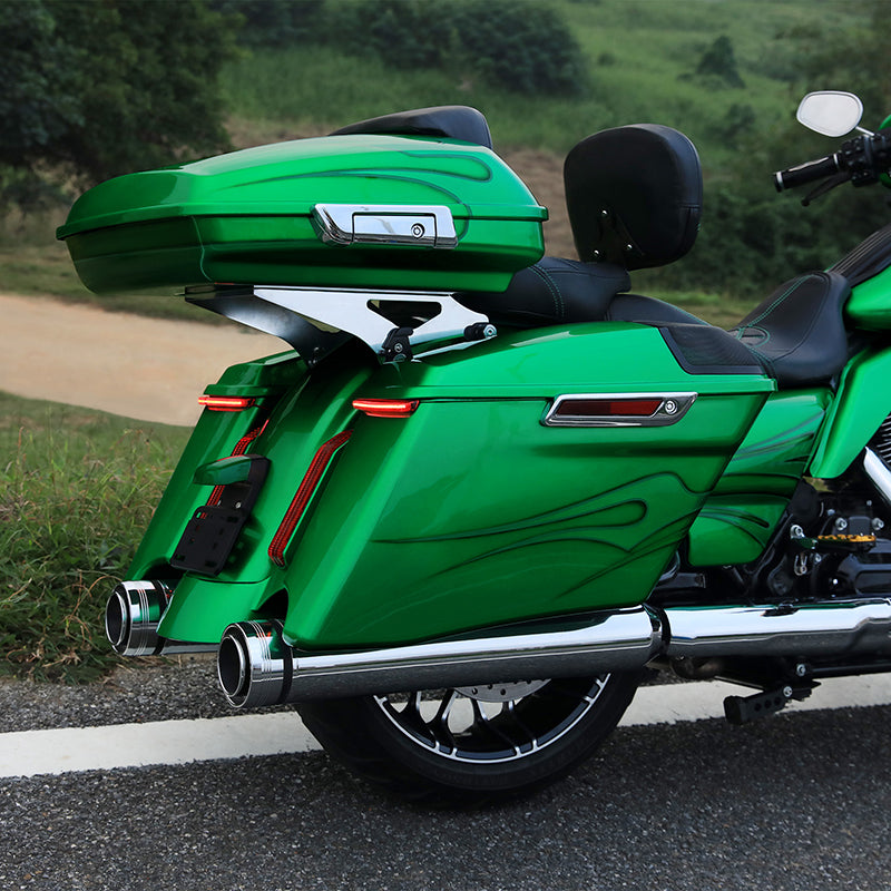HR3 Flake Candy Green Complete Body Fairing Kit For Harley CVO Street Glide FLHXSE 14-23