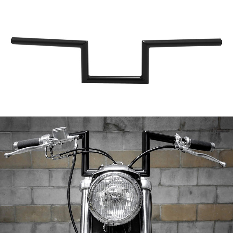 Jammer 1"Wide Style Z-Bar 6"Rise 60's Handlebar W/O Indent Fit For Harley 1"Clamp