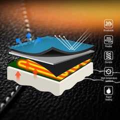 Heated Seat C.C. RIDER Honda Gold Wing Tour One Piece 2 up Seat Color Lining 2018-2024