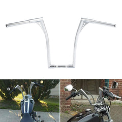 Custom Chrome 1.25" Fat 18" Rise Handlebar Bar Chrome Fit For Harley Softail Dyna Sportster XL