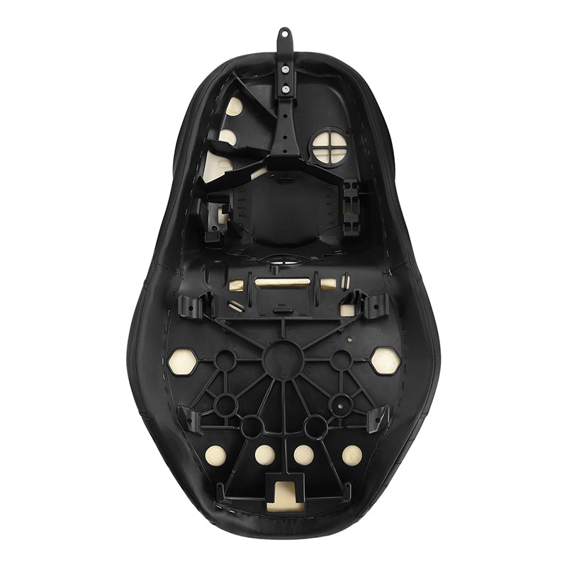 C.C. RIDER Touring Seat One Piece 2 Up Seat Driver Passenger Seat Black For Street Glide Road Glide, 2023-2025