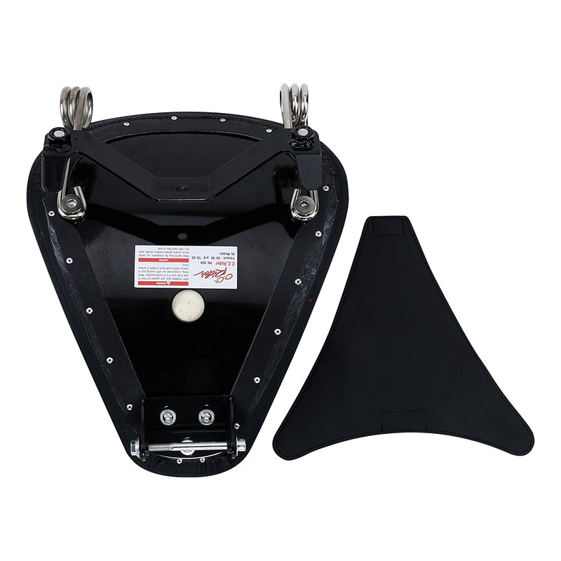 C.C. RIDER Sportster Seat Solo Spring Seat Torsion Type Motorcycle Solo Seat Iron 883 Iron 1200 Bobber Seat Chopper Seat 2004-2024